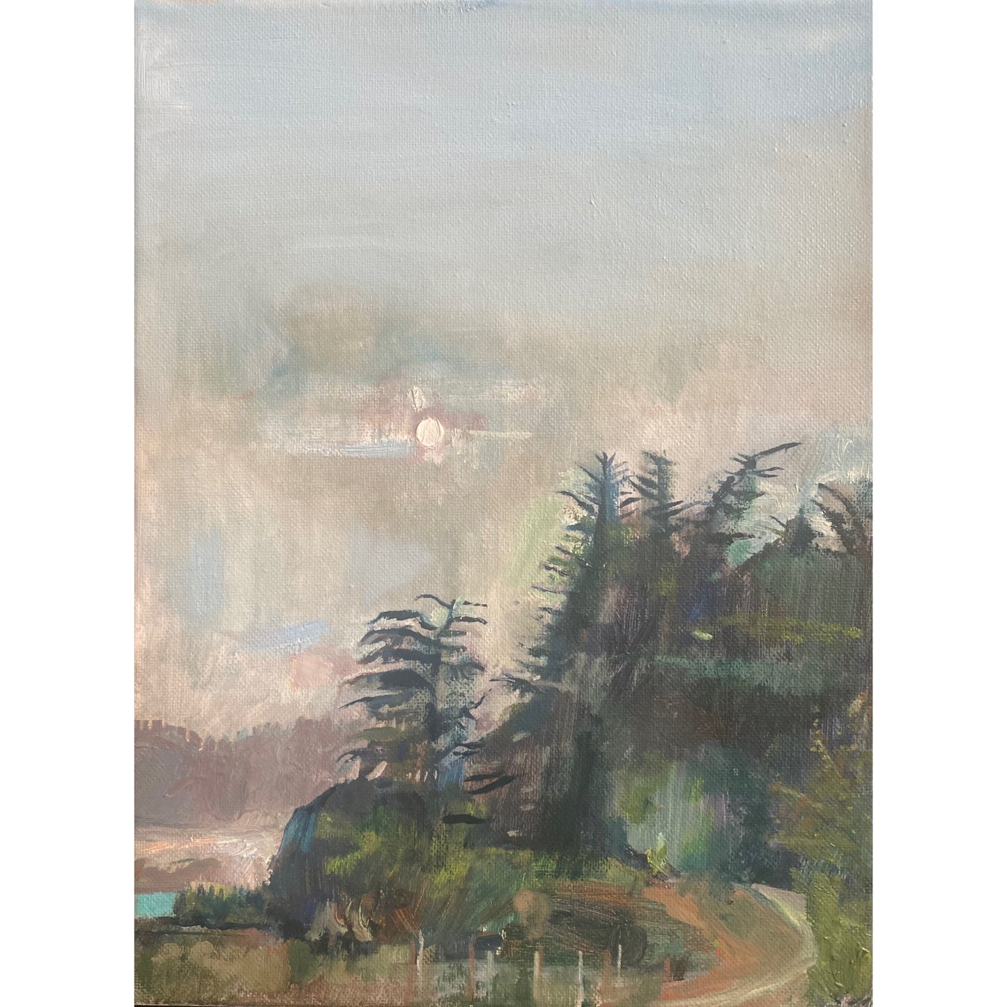 sun looking like the moon